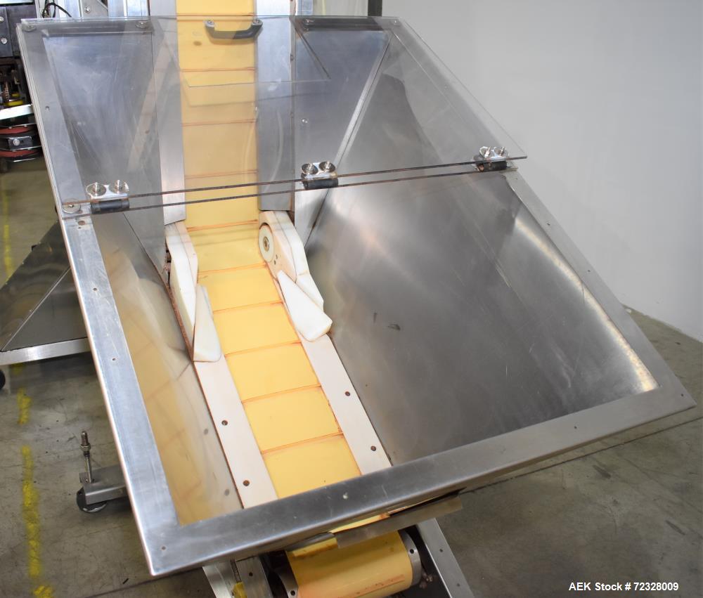 Used E-Pak Automatic Inline Quill Capper with Integrated Cap Elevator/Sorter.